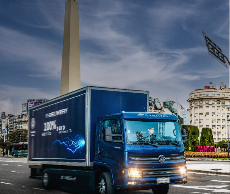 VW Camiones y Buses presenta en Bioferia su primer camión 100% eléctrico.